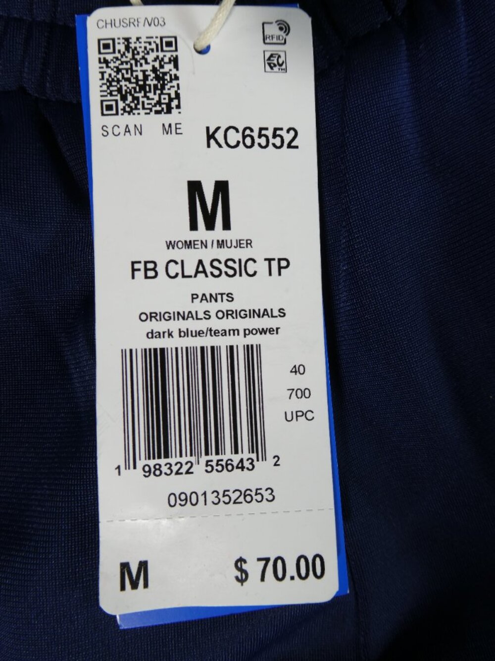 Adidas Womens Two Piece Tracksuit Set Jacket KC6571 Pants KC6552 Blue M - Picture 11 of 15